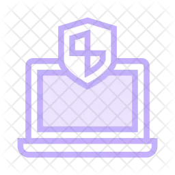 Secure Laptop  Icon