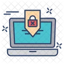Secure laptop  Icon