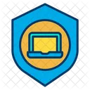 Laptop Shield Secure Device Device Insurance Icon