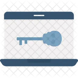 Secure Laptop  Icon