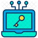 Key Laptop Lock Icon