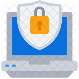 Secure Laptop  Icon