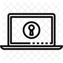 Laptop Lock Security Icon