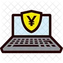 Secure Laptop - Yen  Icon