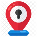 Secure Location Direction Gps Icon