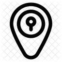 Secure Location Navigation Icon