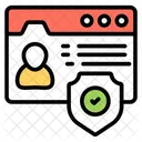 Secure Login Password Protected Authorization Icon