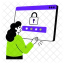 Secure Login Password Access Icon