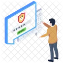 Cybersecurity Secure Login Safe Login Icon