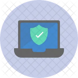 Secure loptop  Icon