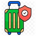 Secure Luggage Safe Luggage Luggage Security Icon