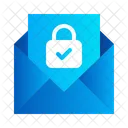 Mail Message Lock Icon