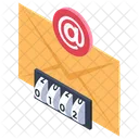 安全なメール、メール セキュリティ、安全な封筒 アイコン