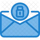 ロック、メールの保護、プライベートメール アイコン