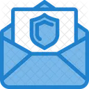保護、メールのセキュリティ保護、メールのセキュリティ アイコン