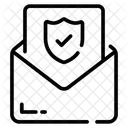 Secure Mail Safe Message Email Protection Icon