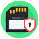Sd Card Secure Memory Sd Card Protection Icon
