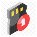 Secure Memory Card Icon