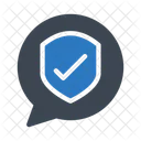 Secure Protection Message Icon