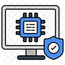 Secure Microchip  Icon
