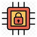 Lock Microchip Processor Icon