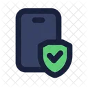 Secure Mobile Security Smartphone Icon