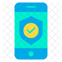 Secure mobile  Icon