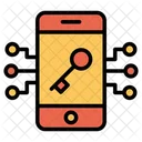 Key Mobile Lock Icon