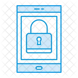 Secure Mobile  Icon