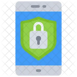 Secure Mobile  Icon