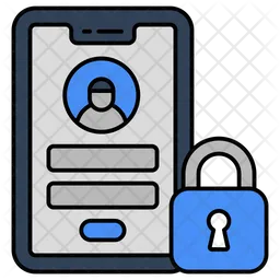 Secure Mobile Account  Icon