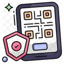 Secure Mobile Barcode Online Qr Barcode Scanning Icon