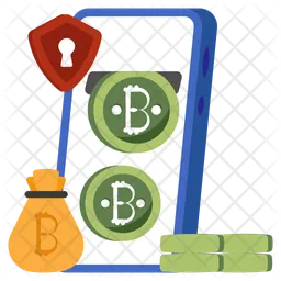 Secure Mobile Bitcoin  Icon