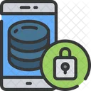 Secure Mobile Data  Icon
