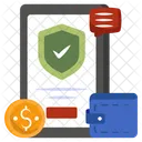 Secure Mobile Payment Epay Mobile Banking Icon