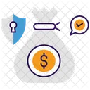 Secure Money Secure Payment Save Investment Icon