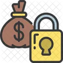 Secure Money Money Lock Secure Icon
