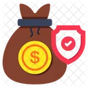 Secure Money Bag Secure Money Sack Safe Money Bag Icon