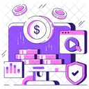 Secure Money Safe Money Money Protection Icon