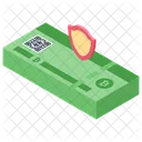 Secure Money Financial Insurance Money Protection Icon