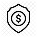Protection Dollar Shield Icon