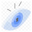 Secure Monitoring Observation Icon