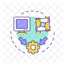 Secure multiparty computation  Icon