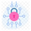 Secure Network Cyber Icon