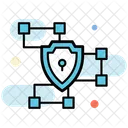 Network Sharing Secure Network Networking Icon