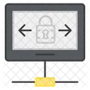 Secure Network Secure Device Secure Sharing Icon