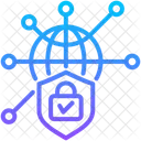 Secure Network Internet Vpn Icon
