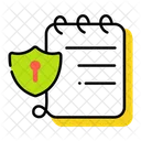 Secure Notes Private Notes Secure Notebook Icon