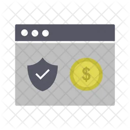 Secure Online Payment  Icon