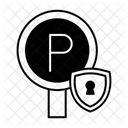 Secure Parking Lot Icon